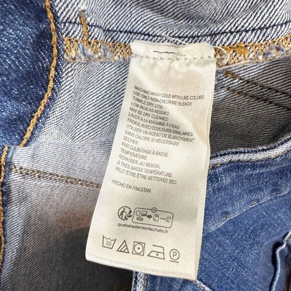 ANTHROPOLOGIE | pilcro the skipper seamed midi skirt | 6 | medium wash denim - Picture 8 of 12